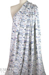 Italian 'City of Love' stretch cotton twill