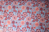 NY designer floral embroidered cotton blend woven