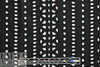 NY designer embroidered cotton eyelet lace - black .75 yds