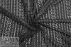 NY designer embroidered cotton eyelet lace - black 1.5 yds