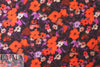 Mi11y grenadine/violet 'flower screen' cotton faille
