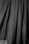 CA designer black cotton novelty weave stretch jacquard 1.25 yds