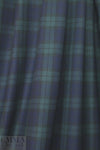 Japanese yarn-dye plaid cotton flannel - midnight/pine