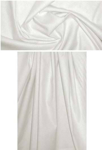 all cotton flannel for coat interlining - white