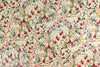 Italian 'flower shower' slubbed cotton woven