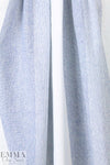 Italian linen/cotton gauzey blue stripe 1.5 yds