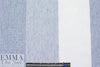 Italian linen/cotton gauzey blue stripe