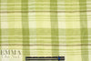 NY designer cotton gauze lemon grass plaid 1.20 yds