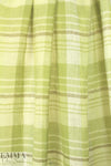 NY designer cotton gauze lemon grass plaid