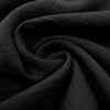 MTM organic cotton crinkle double gauze - black 3.5 yds