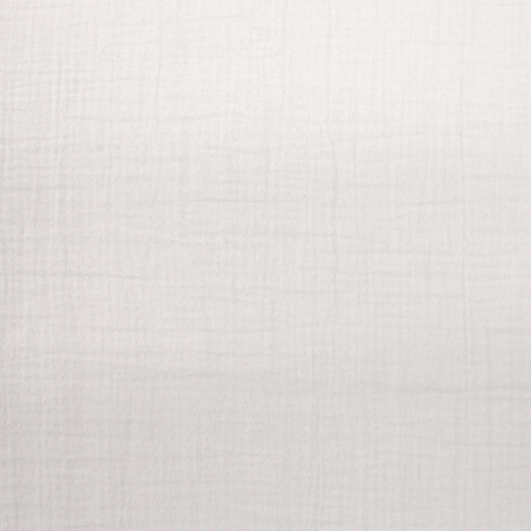 MTM organic cotton crinkle double gauze - creamy white 1.5 yds