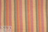 NY designer linen/cotton gauzey spice stripe .95 yds