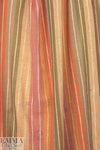 NY designer linen/cotton gauzey spice stripe