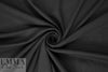 combed cotton 11 oz. interlock knit - black