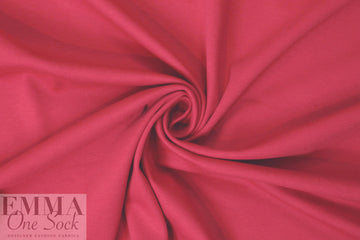 combed cotton 11 oz. interlock knit - azalea