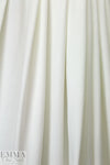 combed cotton 11 oz. interlock knit - creamy white 1.5 yds