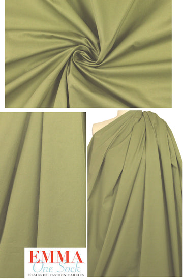 Italian cotton jacketwear - moss