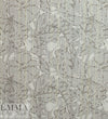 French taupey gray floral cotton stretch jacquard 2.5 yd