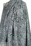 famous designer reversible cotton jacquard - midnight 2 yd