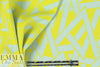 famous designer cotton blend 'angles' reversible jacquard 2 yds