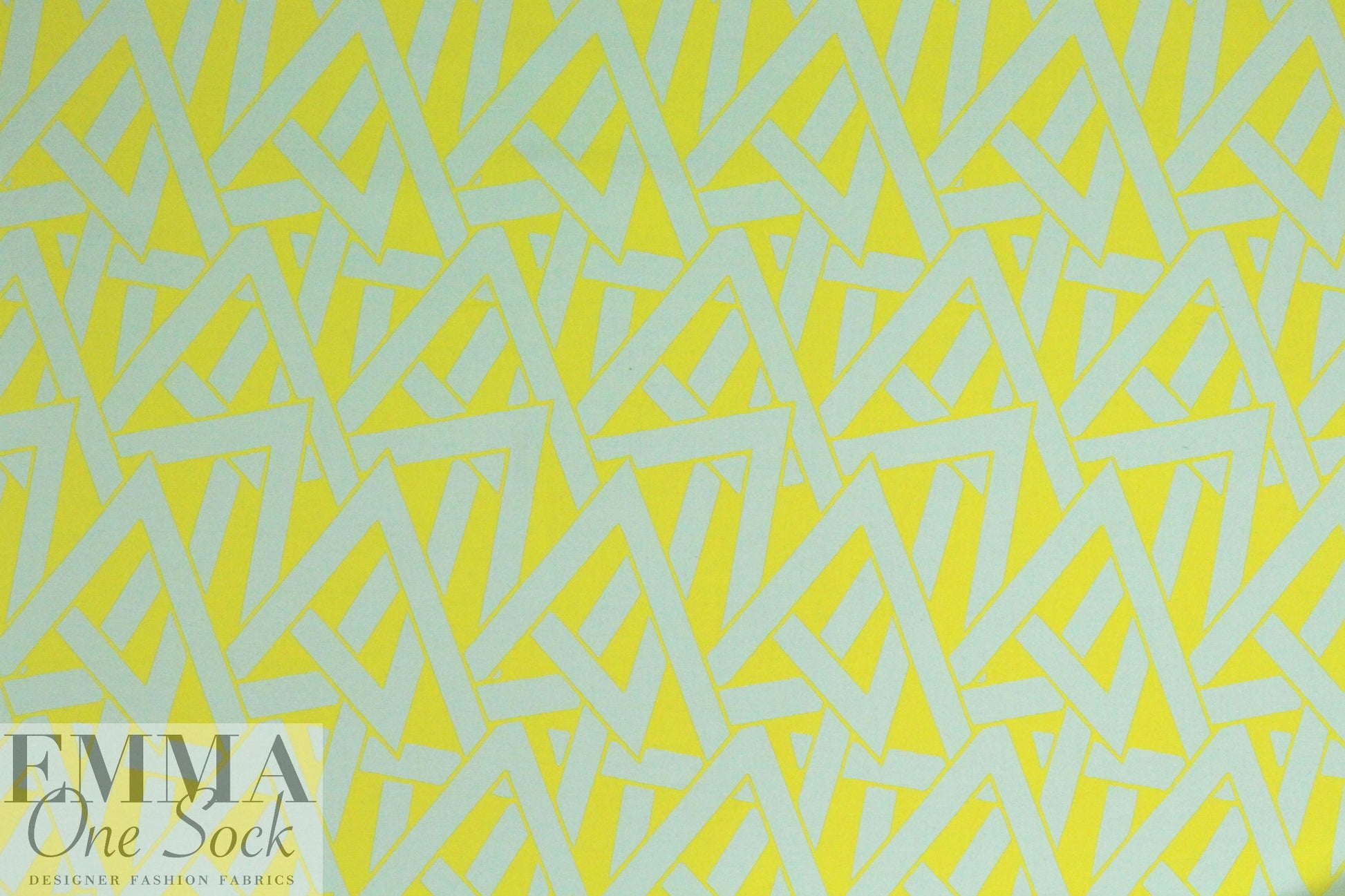 famous designer cotton blend 'angles' reversible jacquard