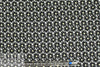 NY designer black/yellow floral cotton jacquard 1.5 yd