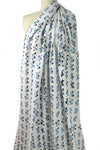 NY designer edgy graphic printed cotton jacquard