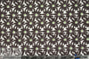 NY designer chocolate/lime floral cotton jacquard