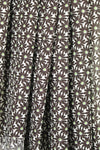 NY designer chocolate/lime floral cotton jacquard 2 yds
