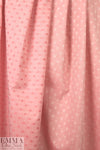 Japanese lightweight cotton jacquard - coral dot 1.125 yds