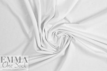 100% organic cotton jersey, Oeko-Tex - white .625 yds