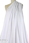 100% organic cotton jersey, Oeko-Tex - white .625 yds