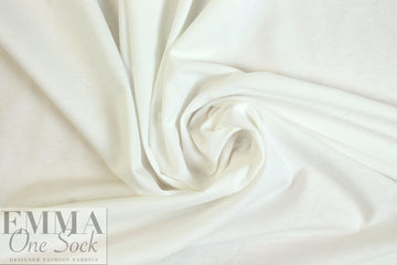 100% organic cotton jersey, Oeko-Tex - light cream .75 yds