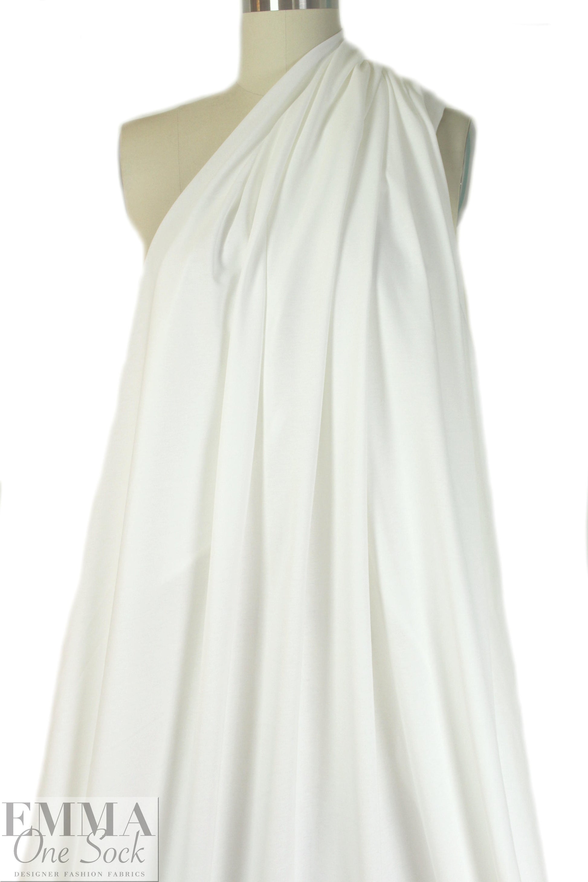 100% organic cotton jersey, Oeko-Tex - light cream .75 yds