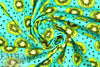 Dutch digital 'kiwi treat' knit Oeko-Tex certified 1.75 yds