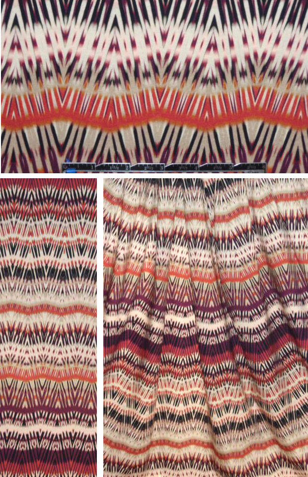 French broken chevron COTTON knit - FLAW