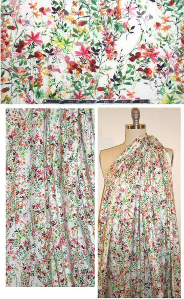 French digital liberty-esque COTTON knit 1.375 yd