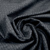 Di0r micro-houndstooth yarn-dyed cotton knit - charcoal/midnight 1.5 yds