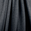 Di0r micro-houndstooth yarn-dyed cotton knit - charcoal/midnight 1.5 yds