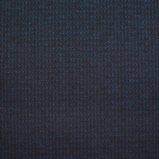 Di0r micro-houndstooth yarn-dyed cotton knit - black/sapphire