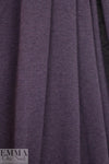 organic 100% cotton lightweight knit - purple heather .5 yds