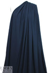 organic cotton/spandex lightweight knit - navy