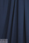 organic cotton/spandex lightweight knit - navy 1 yard