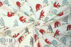 organic cotton jersey - happy sloths