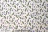 organic cotton jersey - little periwinkle flowers 1.125 yds