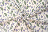 organic cotton jersey - little periwinkle flowers 1.66 yd