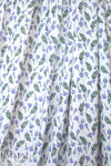 organic cotton jersey - little periwinkle flowers .875 yds