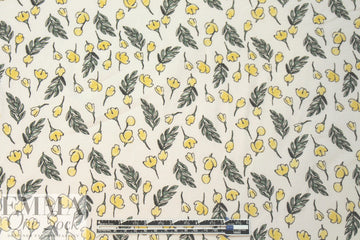 organic cotton jersey - little lemon flowers