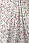 organic cotton jersey - little pink flowers .66 yds