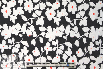 Derek L@m silhouette floral cotton knit 1.66 yds